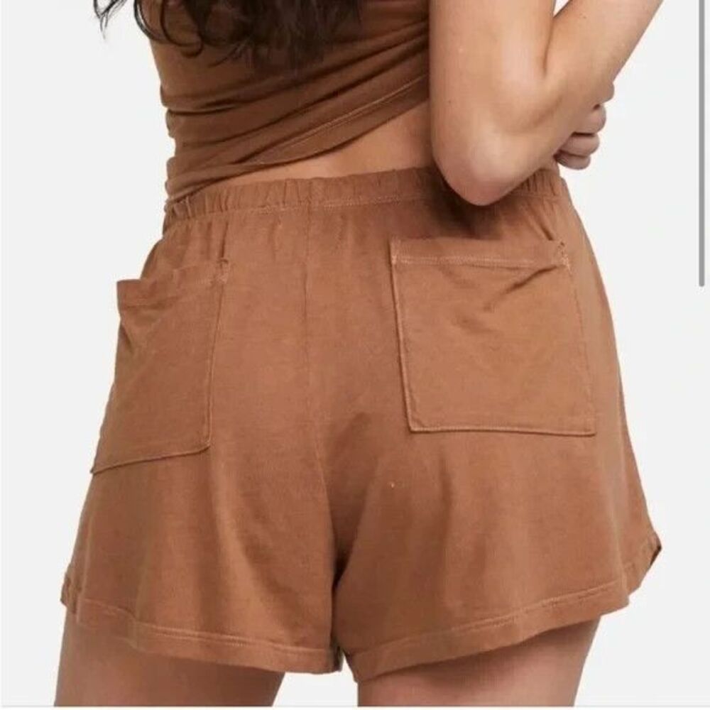 MATE the Label Brown Relaxed Pocket Lounge Shorts